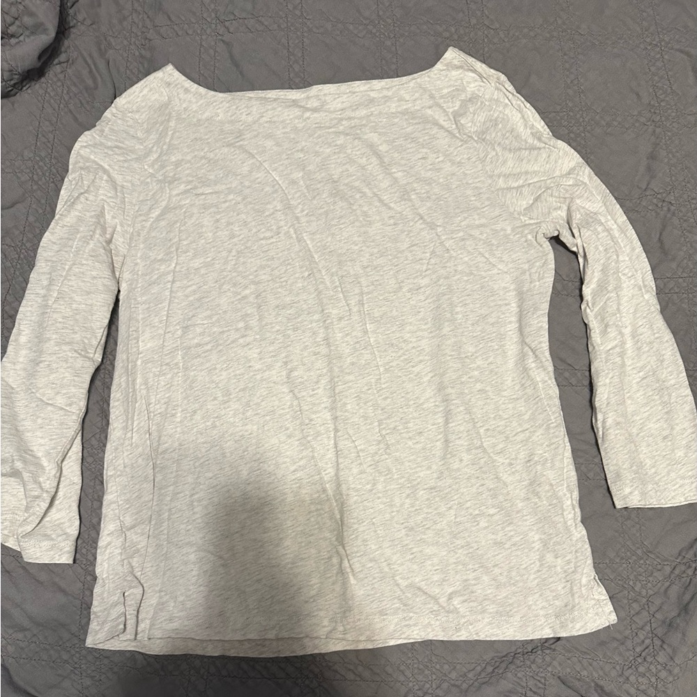 Gray Loft boat neck shirt